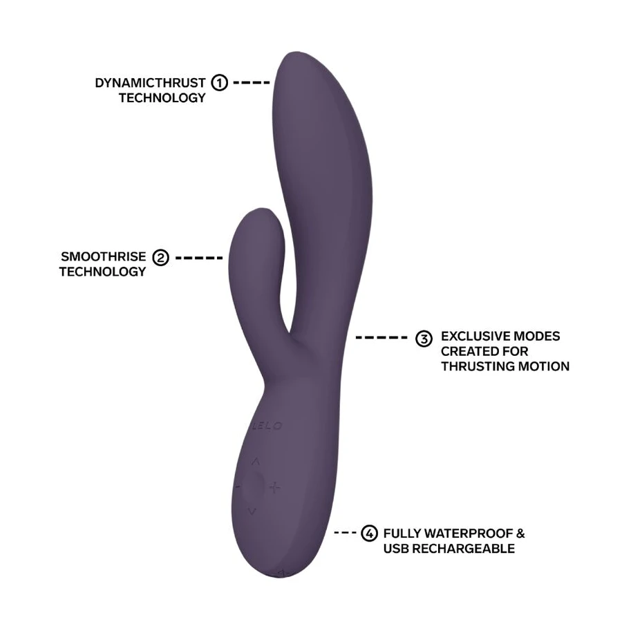 LELO - INA THRUST RABBIT VIBRADOR DE EMPURRA ROXO